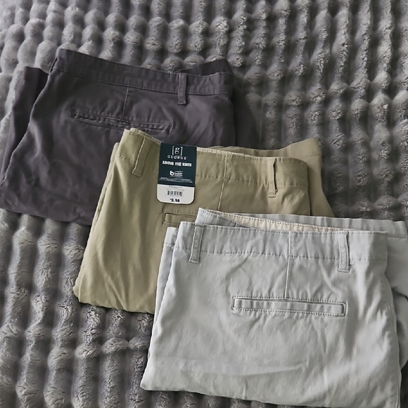 George Other - George Men's Chino Pants - Dark Gray, Khaki, Light Gray